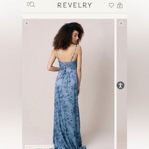 Revelry Floral Dress Blue